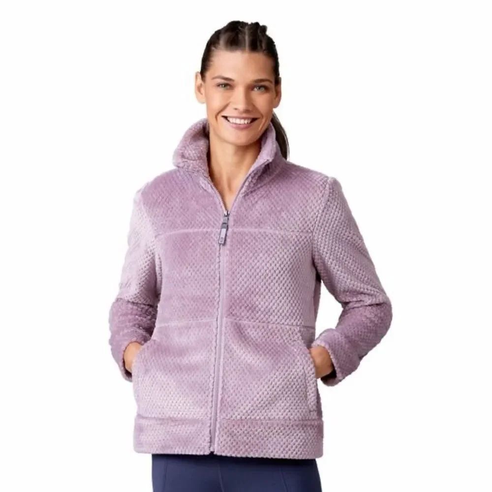 Free Country Women's Thistle Fleece Work Plush Zip Up Jacket Size XXL